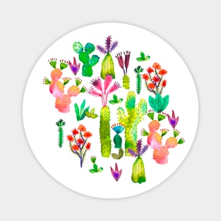 Cacti Succulents Garden Magnet